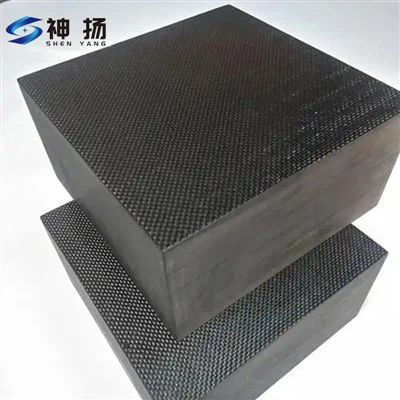 لوحة من ألياف الكربون السميكة شديدة التحمل